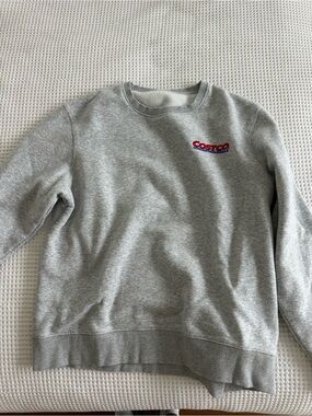 Costco Grey Crewneck Sweatshirt - Men's Casual Pullover